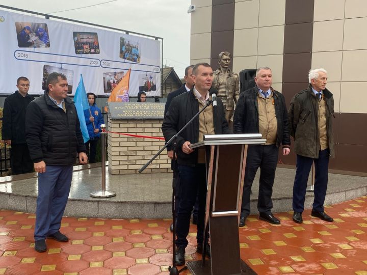 Торжественное открытие сквера «Стройотрядовцы» в Буинском ветеринарном техникуме
