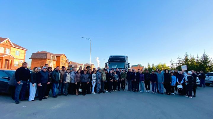 Буинцы отправили очередной гуманитарный груз для бойцов СВО