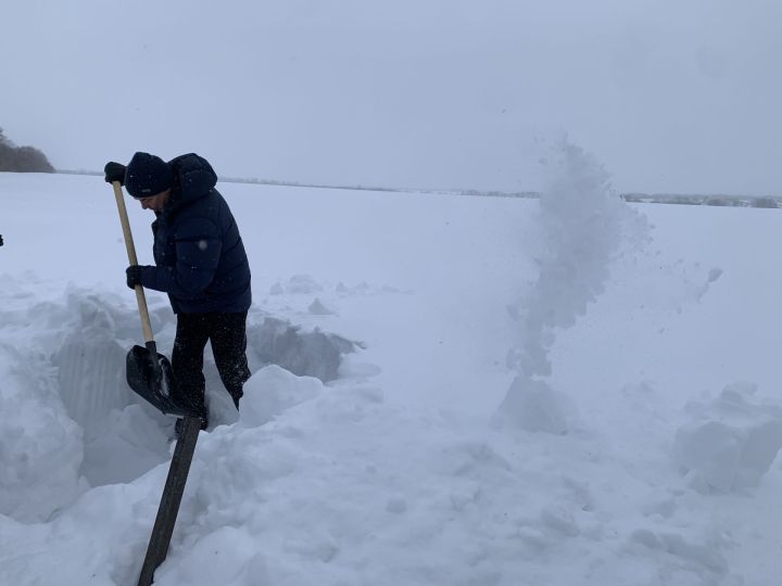 На полях Буинского района за месяц толщина снежного покрова увеличилась в 3 раза