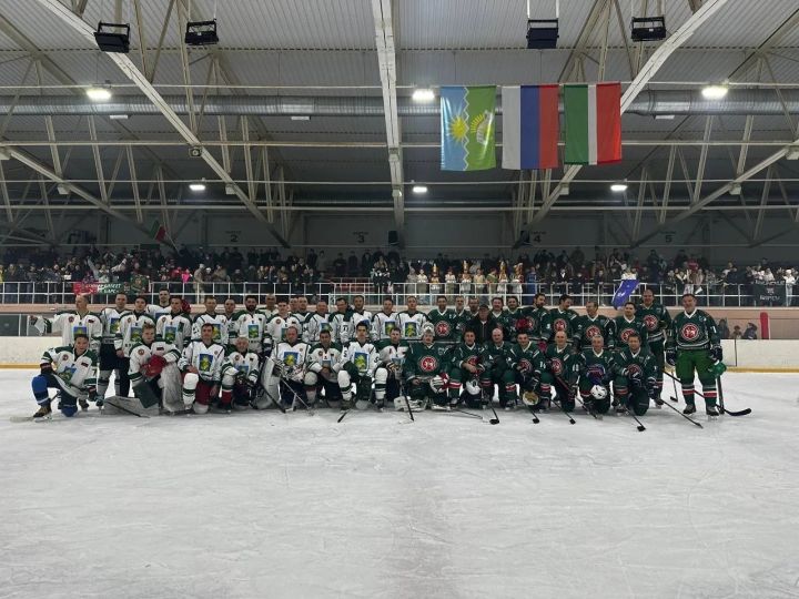 Легенды татарстанского хоккея посетили Буинск (фоторепортаж)
