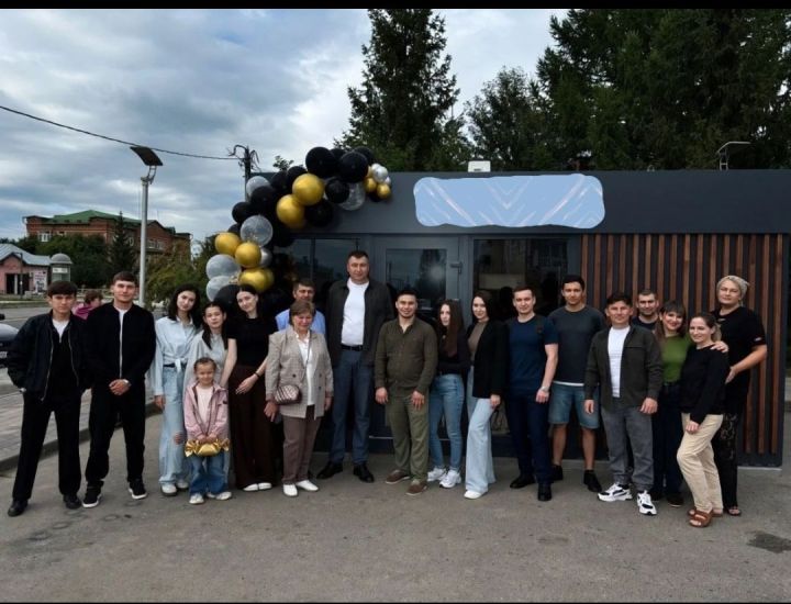 В Буинске появилось еще одно место отдыха для молодежи.