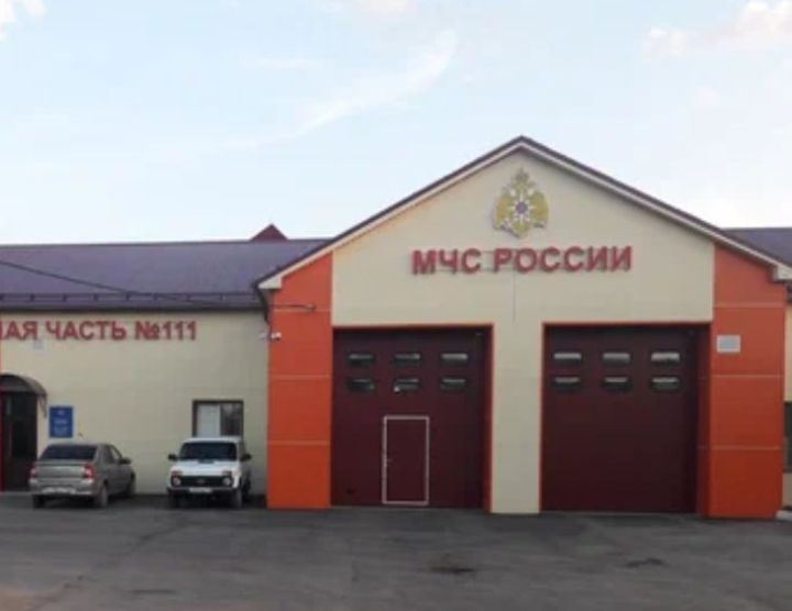 Сегодня в селе Мещеряково Буинского района произошел пожар в гараже
