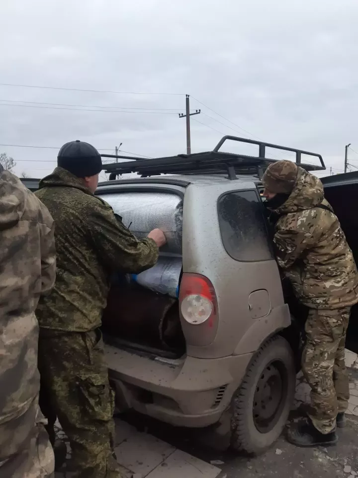 СВОдагы сугышчылар буалыларны автомобиль җибәрүләре өчен рәхмәт әйтә